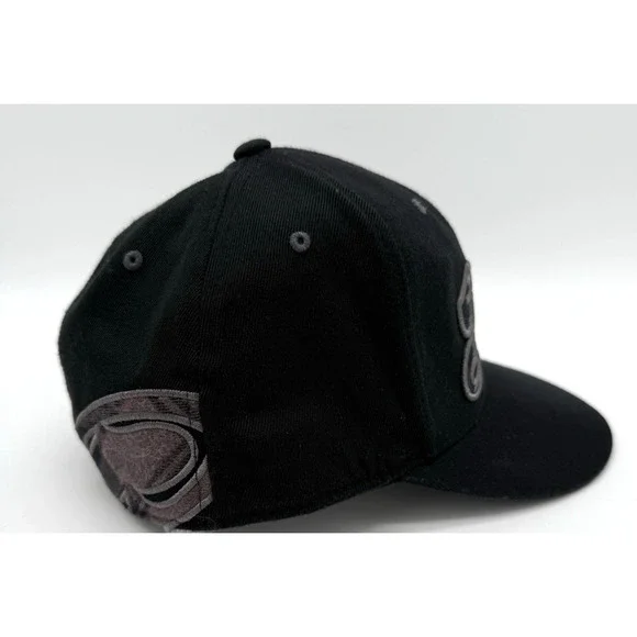 SRH‎ Flex Fit 210 Fitted Men's Baseball Hat Cap Black W/ Plaid Logo 7 1/4-7 5/8 - Picture 9 of 9